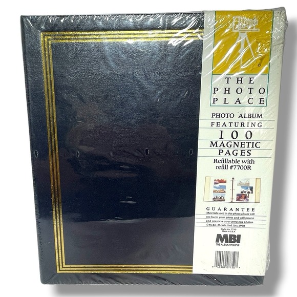 MBI Other - The Library Collection Vintage 100 Page Photo Albums NEW SEALED MBI Navy Blue